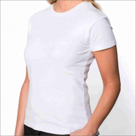 FRUIT - MAGLIA DONNA BASIC GIROCOLLO BIANCA Confezione 20 pezzi