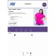 JHK - MAGLIA DONNA CURVY GIROCOLLO COLORATA Confezione 10 pezzi