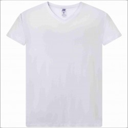 SET 10 MAGLIE DONNA CURVY COLLO V BIANCA