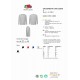 FRUIT - MAGLIA BIANCA MANICA LUNGA Confezione 10 pezzi