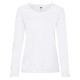 FRUIT - MAGLIA DONNA BIANCA MANICA LUNGA Confezione 10 pezzi