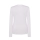 JHK - MAGLIA DONNA BIANCA MANICA LUNGA Confezione 20 pezzi