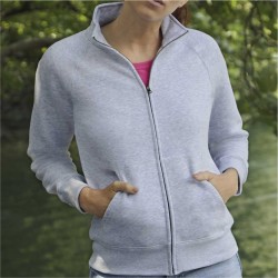 CONFEZIONE 10 FELPE ZIP INTERA DONNA FRUIT