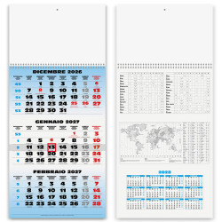 Calendario trittico Spiral