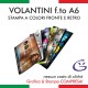VOLANTINO A6 - FRONTE/RETRO