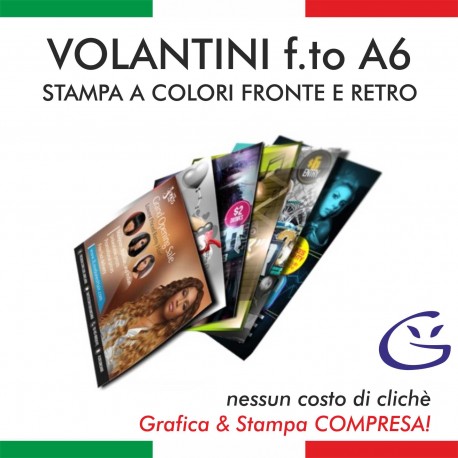 VOLANTINO A6 - FRONTE/RETRO