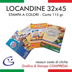 LOCANDINA 32X45 - CARTA 115 Gr.