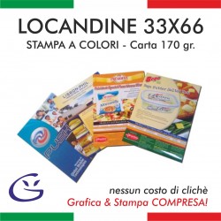 LOCANDINA 33x66 - CARTA 170 Gr.