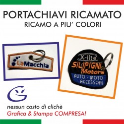 PORTACHIAVE RICAMATO