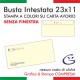 Busta Avorio Intestata 
