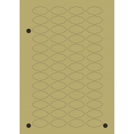 BOLLINO ADESIVO A NUVOLA Mis. 36x19