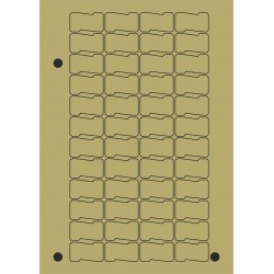 BOLLINO ADESIVO A PERGAMENA Mis. 36x21