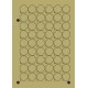 BOLLINO ADESIVO A QUADRIFOGLIO Mis. 27x27