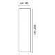 BANDIERA 85x265 cm CON BASE IN PLASTICA