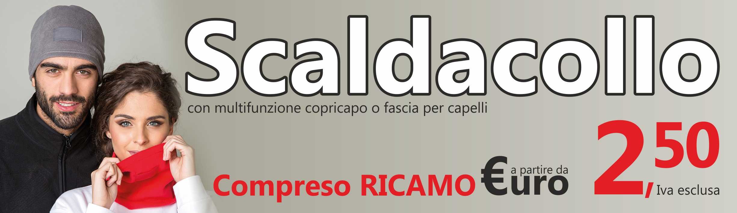 Scaldacollo ricamato